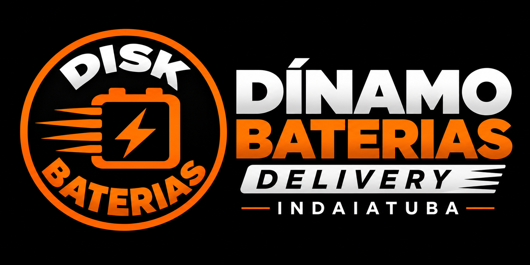 Logo Dínamo Baterias Delivery Indaiatuba — Disk Baterias